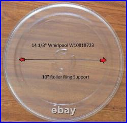 14 1/8 Jenn-Air JMC2127WB01 MW Oven Combo Glass Turntable Tray Part 10 Roller