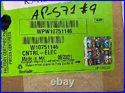Genuine OEM Whilrpool Oven User Interface Control Board WPW10751146