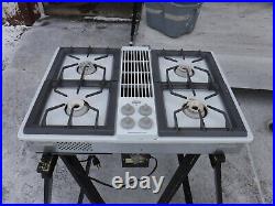 Jenn Air CVG4280w Downdraft Gas cooktop