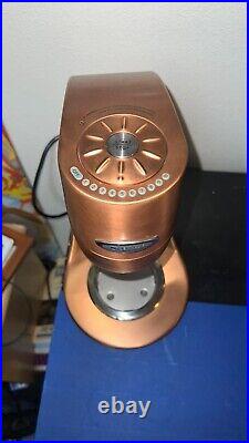 Jenn-Air Copper Stand Mixer with Attachments, Glass Bowl, and matching Blender