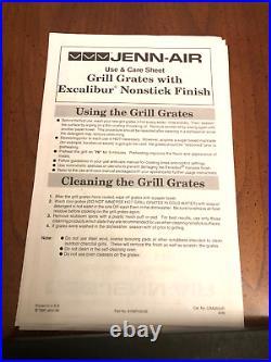 Jenn-Air Element and Excalibur Grill Grates and Lava Rock Panels NEW