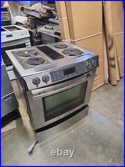 Jenn air downdraft stainless range with coils and grill unit