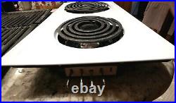 Vintage Jenn-Air Stainless 30 Electric Downdraft Drop-In Cooktop + Accessories